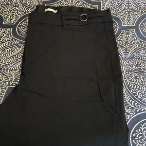 Maurices Pull On Skinny Black Cropped Pant
